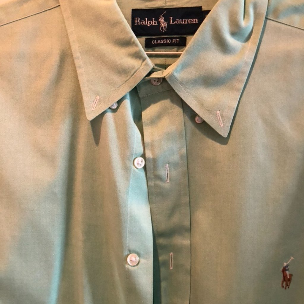 Men's Green Long Sleeve Xl Polo By Ralph Lauren Shirt